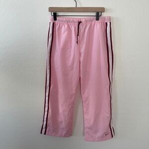 ⭐️Nike Track Bubblegum Pink Red Ankle Swoosh Y2K Trendy Lounge Workout Run Pants